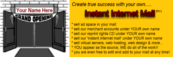 Instant Internet Mall (tm)